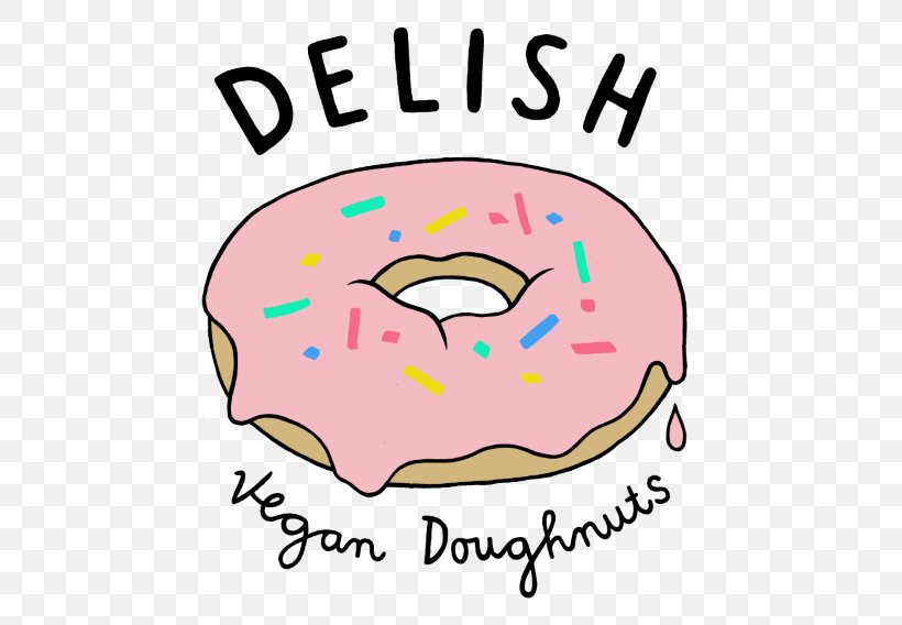 Donuts Delish Vegan Doughnuts Tea Smoked Salt Mi Cabra Vegana, PNG, 500x568px, Watercolor, Cartoon, Flower, Frame, Heart Download Free