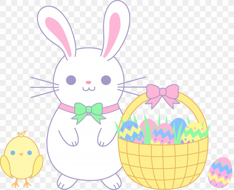 Easter Bunny Easter Egg Rabbit Clip Art, PNG, 8043x6531px, Easter Bunny, Animation, Basket, Drawing, Easter Download Free