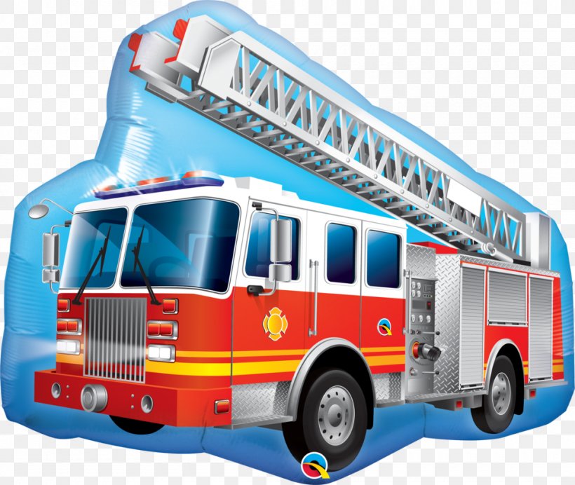 Mylar Balloon Amazon.com Fire Engine Firefighter, PNG, 1000x844px, Balloon, Amazoncom, Birthday, Emergency Vehicle, Fire Apparatus Download Free