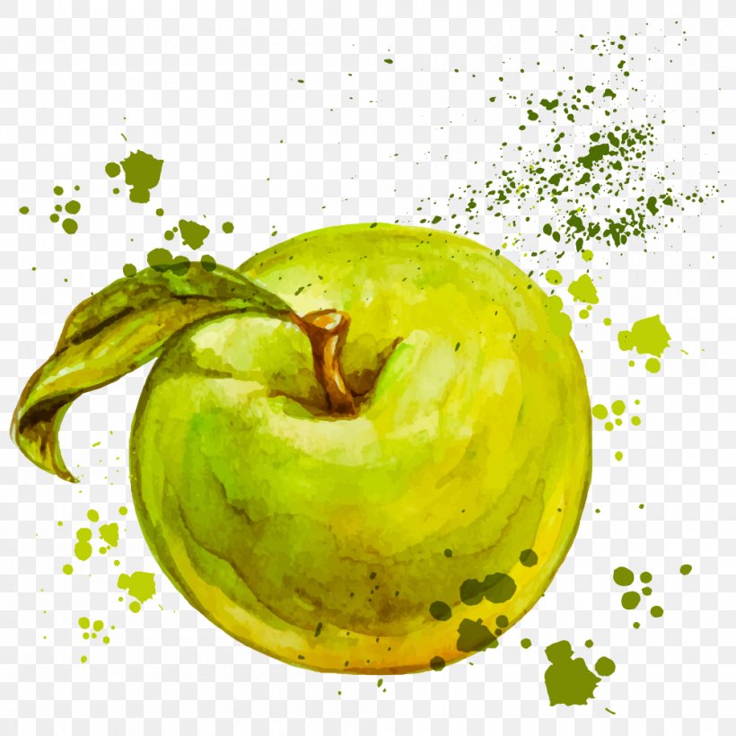 Watercolor Painting Royalty-free Illustration, PNG, 1000x1000px, Watercolor Painting, Apple, Art, Auglis, Cartoon Download Free