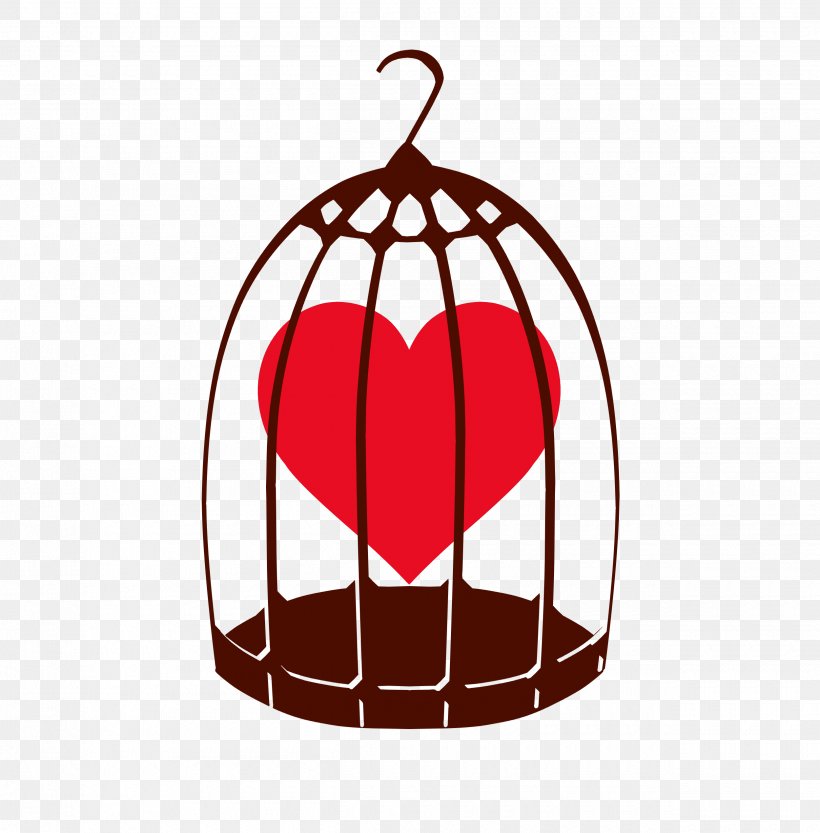 Bird Cage And Heart Red., PNG, 2500x2540px, Heart, Birdcage, Green, Pink, Red Download Free