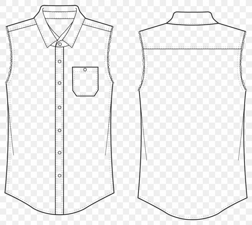 Dress Shirt White Sleeveless Shirt Pattern, PNG, 1005x900px, Dress Shirt, Black, Black And White, Brand, Clothing Download Free