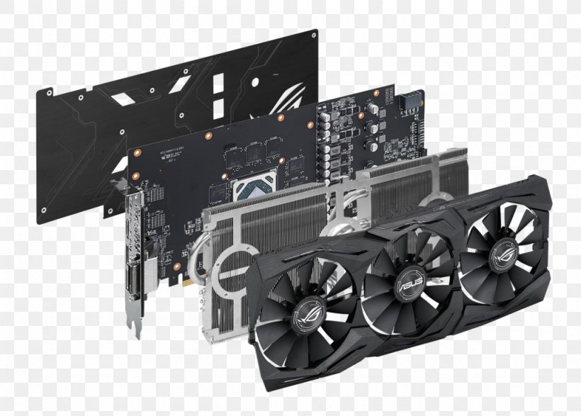Graphics Cards & Video Adapters NVIDIA GeForce GTX 1070 GDDR5 SDRAM NVIDIA GeForce GTX 1080, PNG, 1024x734px, Graphics Cards Video Adapters, Asus, Automotive Exterior, Computer Cooling, Electronics Accessory Download Free