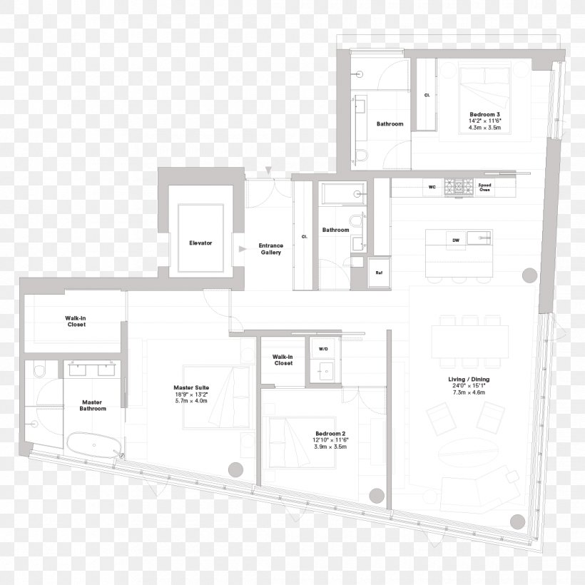 Row House In Sumiyoshi Floor Plan House Plan Rokko Housing 1 2 3