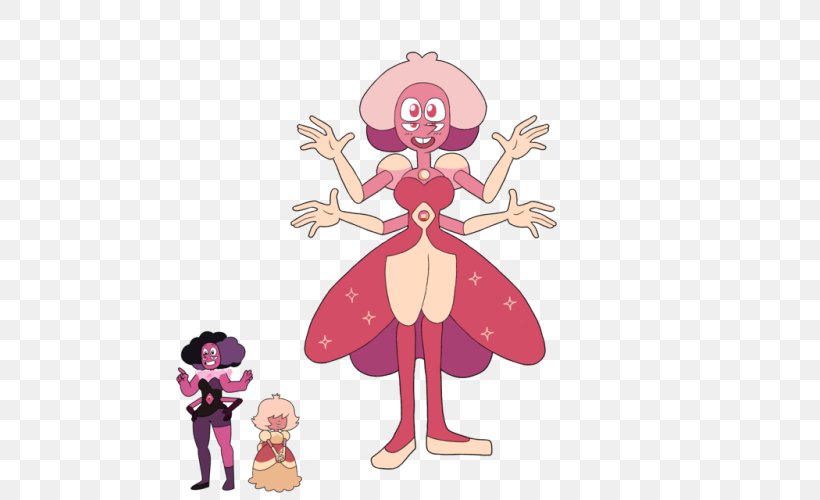 Steven Universe: Save The Light Padparadscha Rhodonite Pink Onyx, PNG, 500x500px, Watercolor, Cartoon, Flower, Frame, Heart Download Free