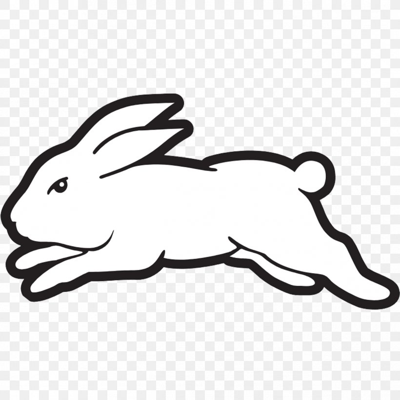 South Sydney Rabbitohs Sydney Roosters St. George Illawarra Dragons North Queensland Cowboys Melbourne Storm, PNG, 1268x1268px, South Sydney Rabbitohs, Animal Figure, Area, Black, Black And White Download Free