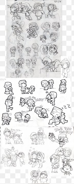 Coon Cartman - Visual Arts Line Art Paper Sketch PNG