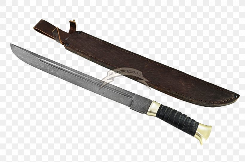 Bowie Knife Machete Hunting & Survival Knives Vorsma, PNG, 900x595px, Bowie Knife, Blade, Cold Weapon, Dagger, Damascus Steel Download Free