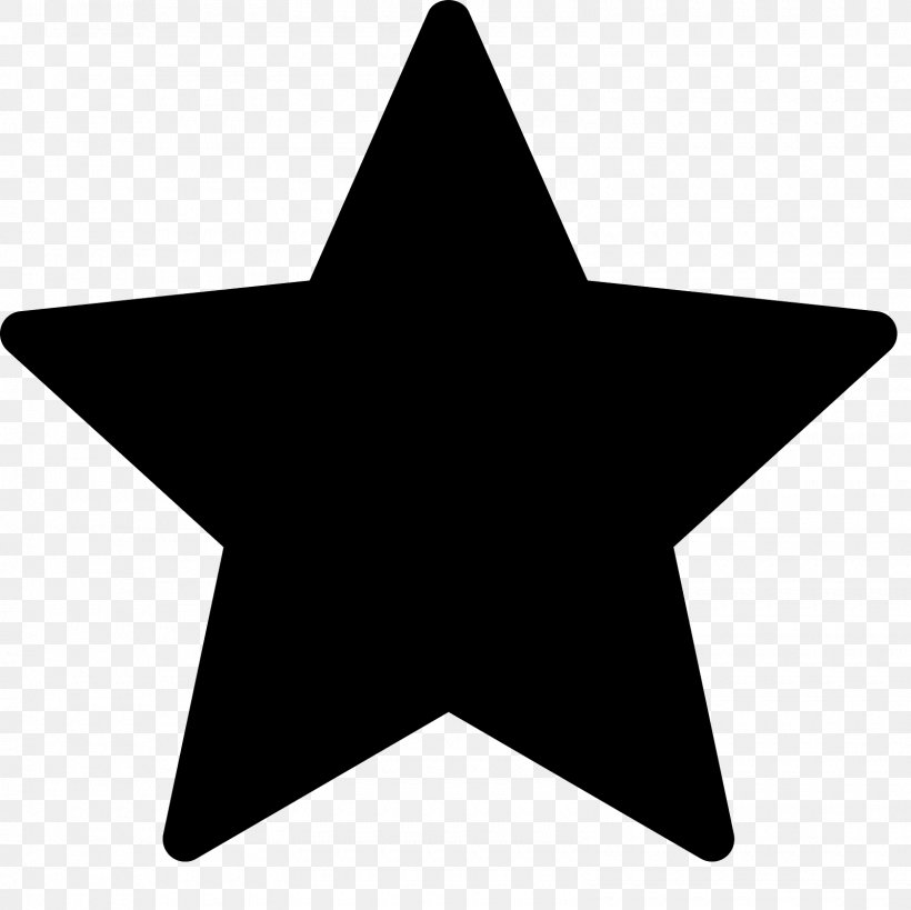 Five-pointed Star Clip Art, PNG, 1600x1600px, Fivepointed Star, Black, Black And White, Point, Shape Download Free
