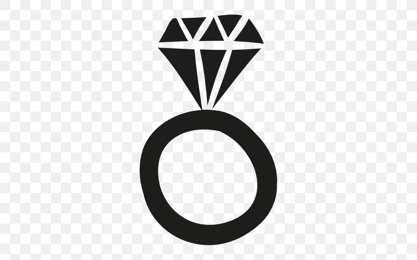Engagement Ring Diamond Jewellery, PNG, 512x512px, Ring, Black, Black And White, Brand, Diamond Download Free