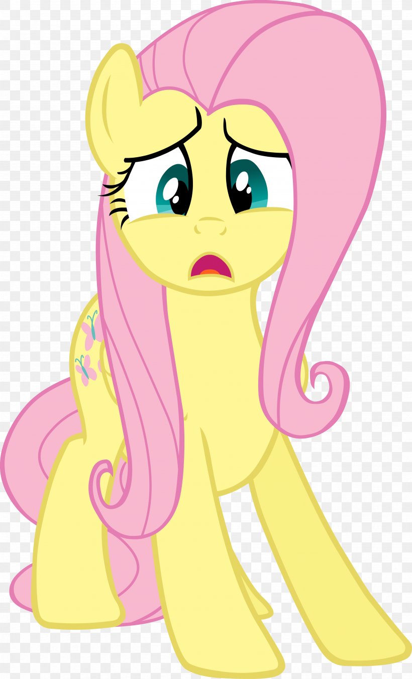 Pony Fluttershy DeviantArt, PNG, 3491x5760px, Watercolor, Cartoon, Flower, Frame, Heart Download Free