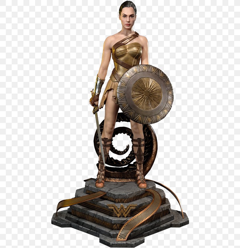 Wonder Woman Antiope Bronze Sculpture Gal Gadot DC Comics, PNG, 480x848px, Wonder Woman, Antiope, Bronze, Bronze Sculpture, Comics Download Free