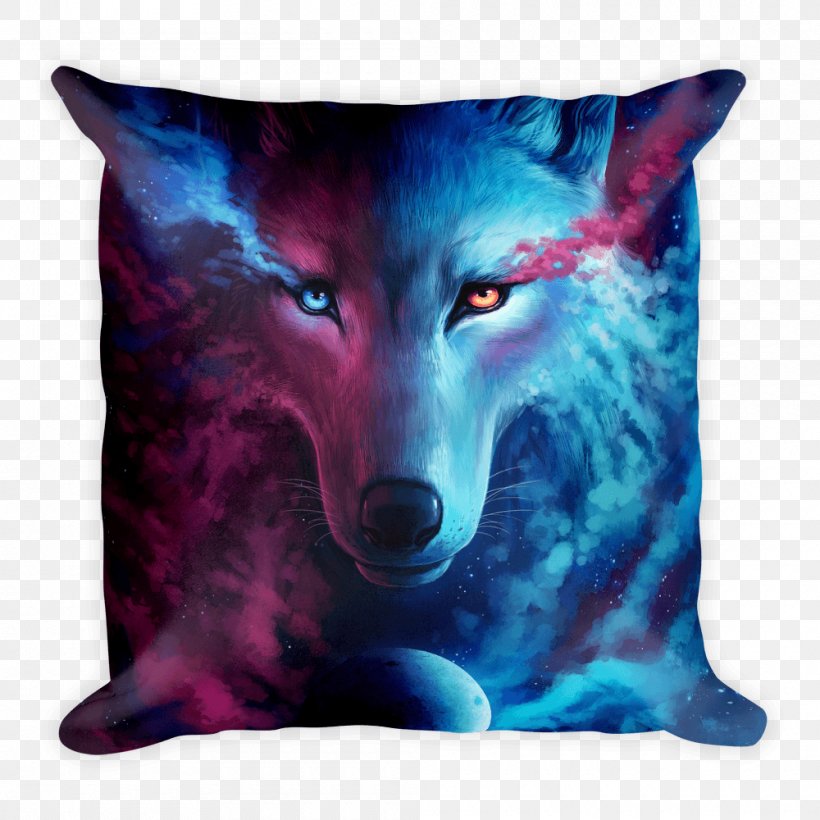 Black Wolf Mexican Wolf Puppy Pillow Fur, PNG, 1000x1000px, Black Wolf, Bluza, Cushion, Drawing, Fur Download Free