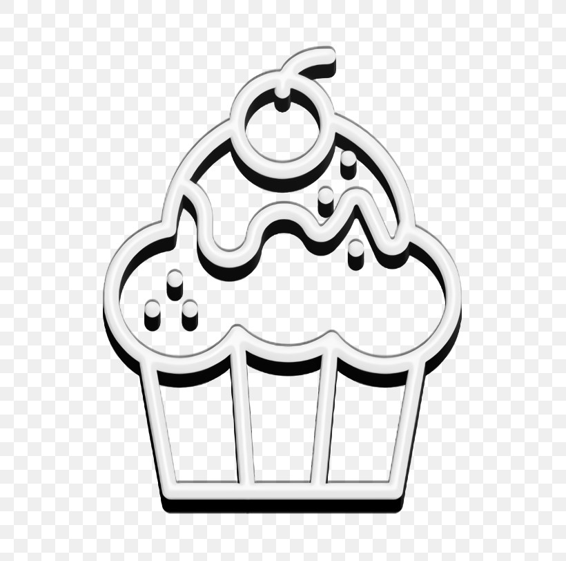 Cupcake Icon Street Food Icon Food And Restaurant Icon, PNG, 622x812px, Cupcake Icon, Black And White, Cartoon, Food And Restaurant Icon, Geometry Download Free