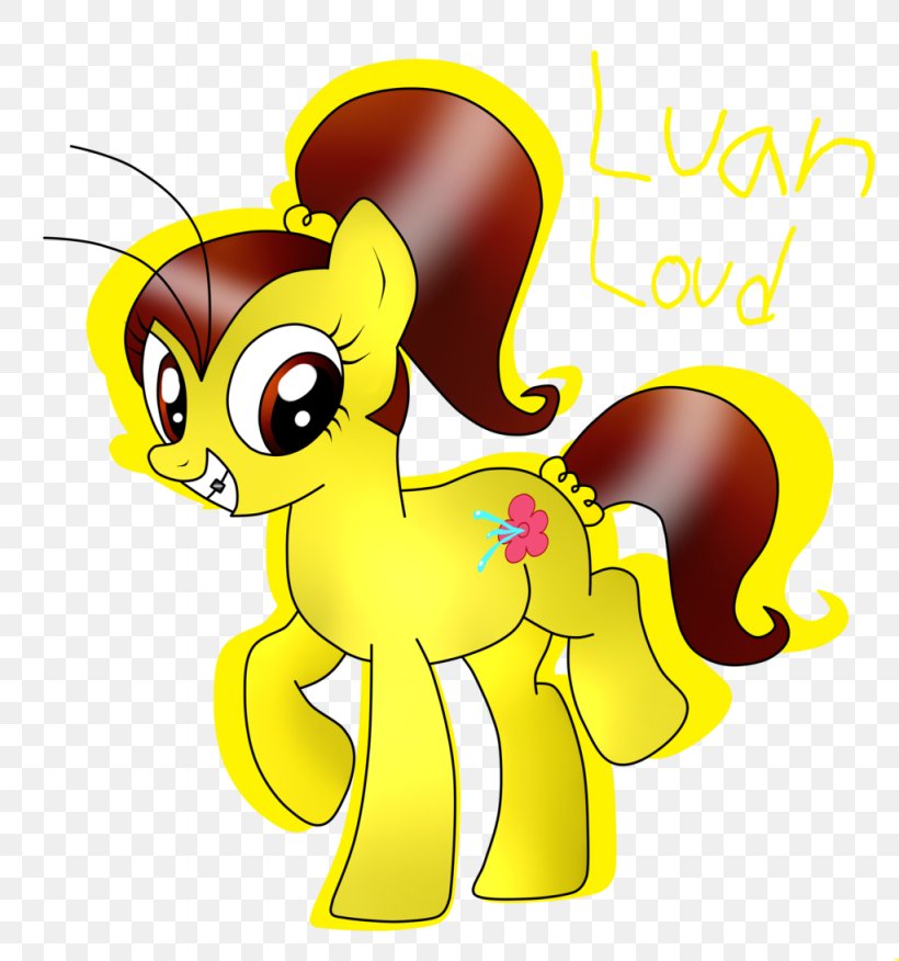 Pony Luan Loud Pinkie Pie Lincoln Loud Horse, PNG, 1024x1095px, Pony, Animal Figure, Art, Cartoon, Equestria Download Free