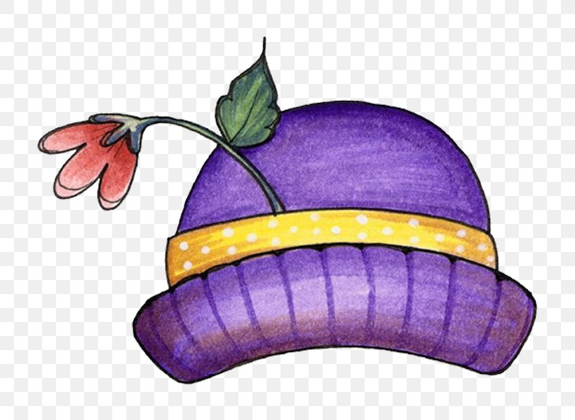Purple Hat Clip Art, PNG, 800x600px, Purple, Cap, Designer, Drawing, Flower Download Free
