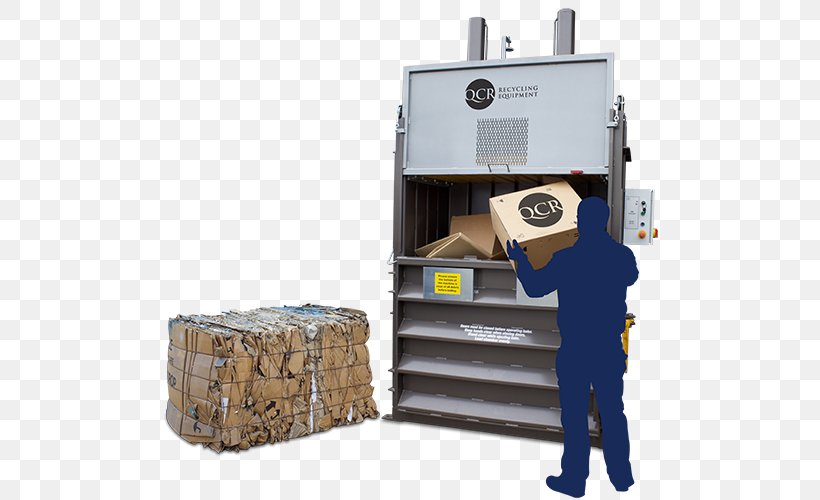 Paper Baler Machine Press Recycling Compactor, PNG, 500x500px, Paper, Baler, Cardboard, Compactor, Hydraulic Press Download Free