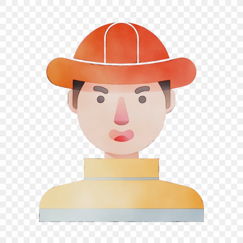 Orange, PNG, 1000x1000px, Watercolor, Clothing, Costume Accessory, Costume Hat, Hat Download Free