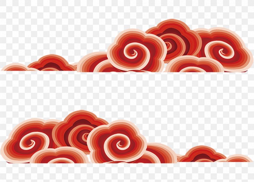 Red Chinese New Year Clip Art, PNG, 1007x723px, Red, Art, Chinese New Year, Cloud, Heart Download Free