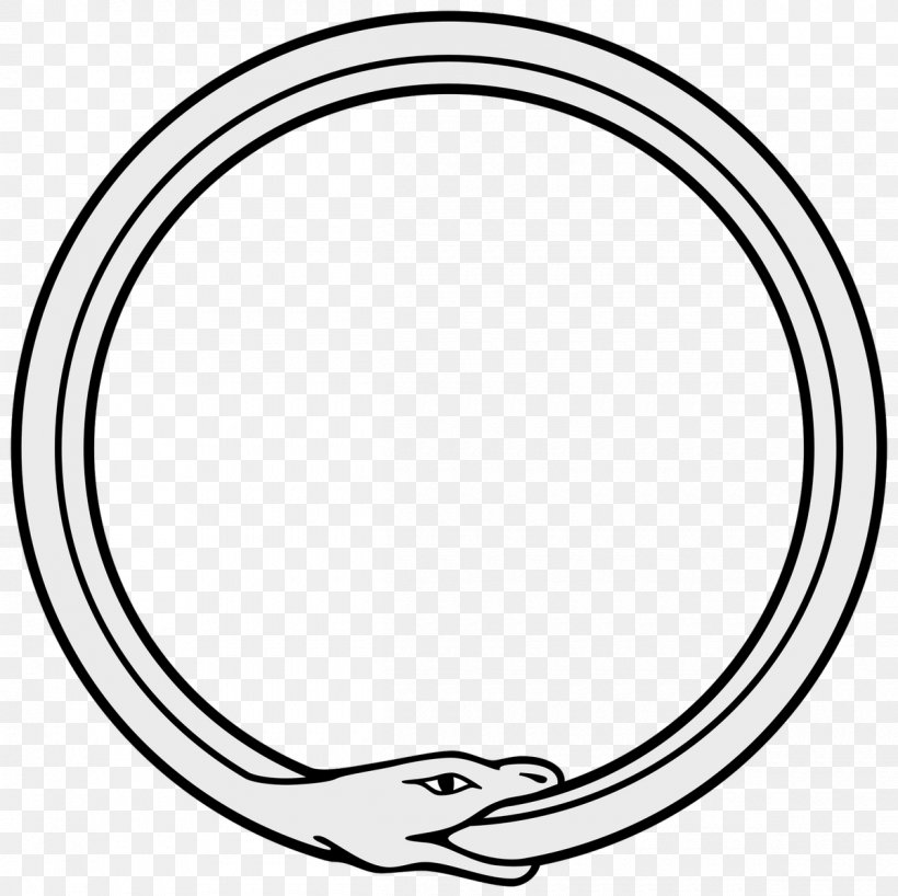 Snake Ouroboros Serpent Symbol Clip Art, PNG, 1200x1198px, Snake, Area, Black And White, Dragon, Eternal Return Download Free