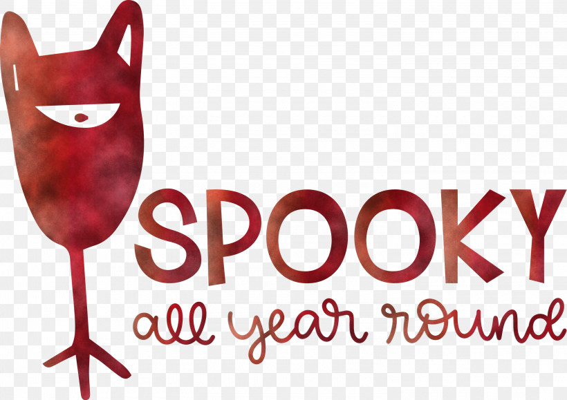 Spooky Halloween, PNG, 3000x2119px, Spooky, Halloween, Logo, Meter Download Free