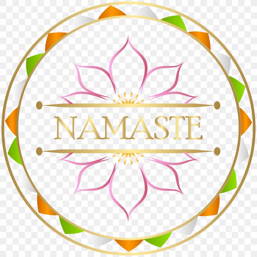 Namaste Clip Art, PNG, 8000x8000px, Namaste, Area, Brand, Clip Art, Digital Media Download Free
