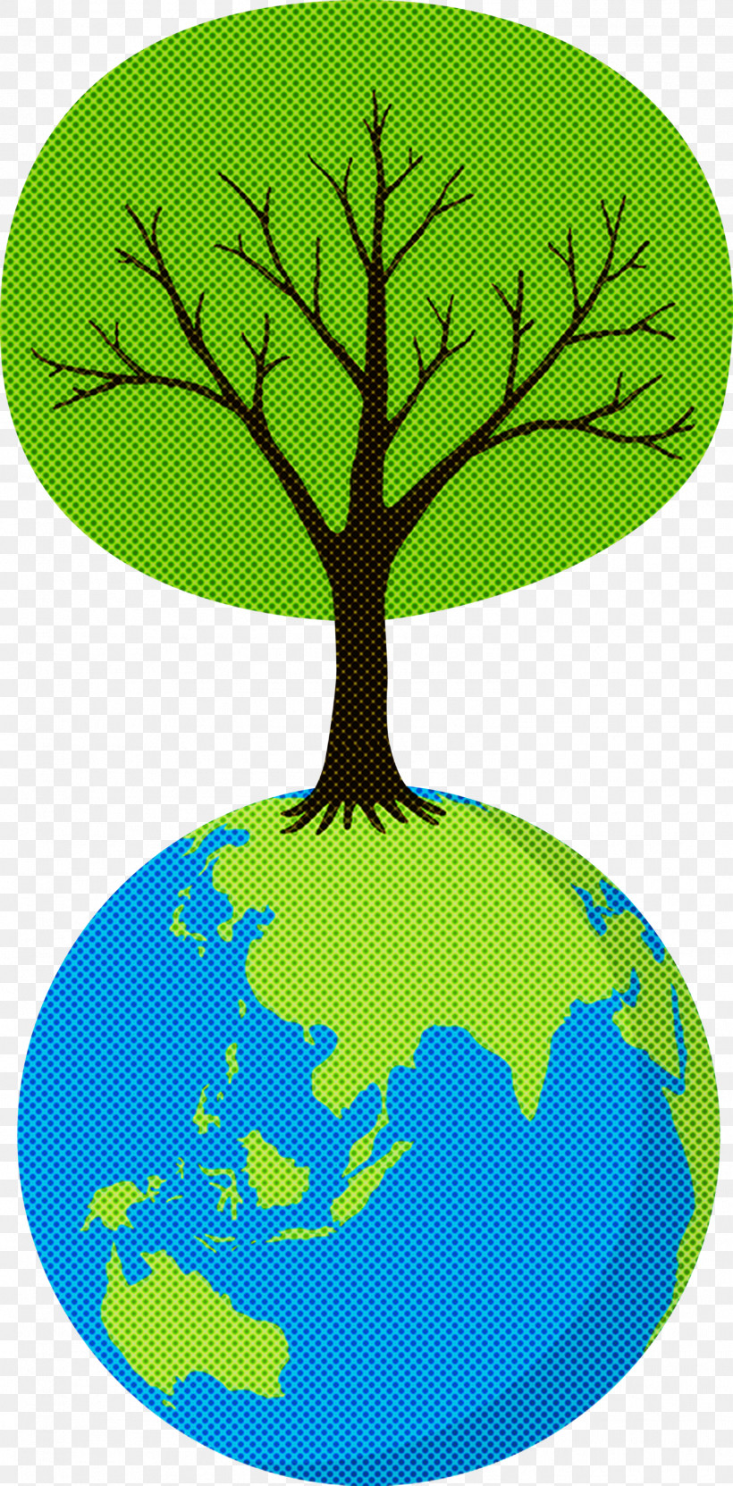 Earth Tree Go Green, PNG, 1478x2998px, Earth, Branch, Eastern White Pine, Eco, Go Green Download Free