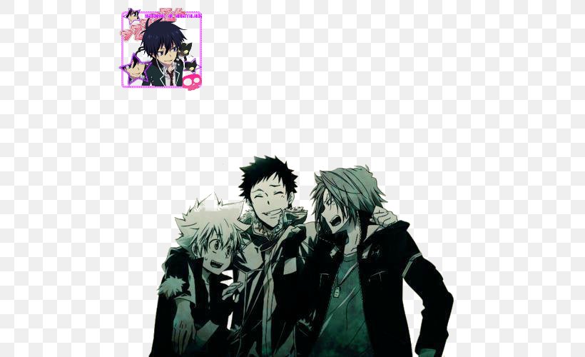 Tsunayoshi Sawada Takeshi Yamamoto Hayato Gokudera Kyoya Hibari Mukuro Rokudo, PNG, 500x500px, Watercolor, Cartoon, Flower, Frame, Heart Download Free