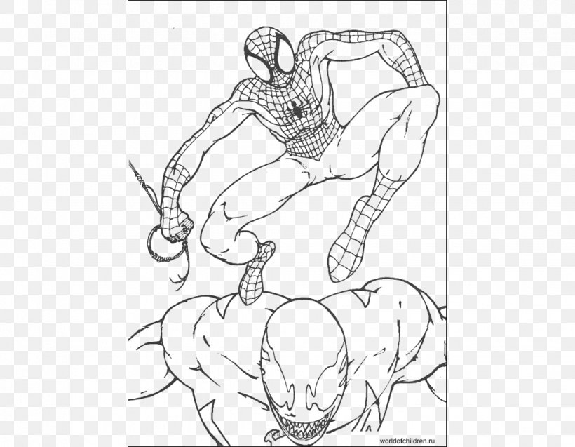 Spider-Man Green Goblin Venom Coloring Book Sandman, PNG, 1022x794px, Watercolor, Cartoon, Flower, Frame, Heart Download Free