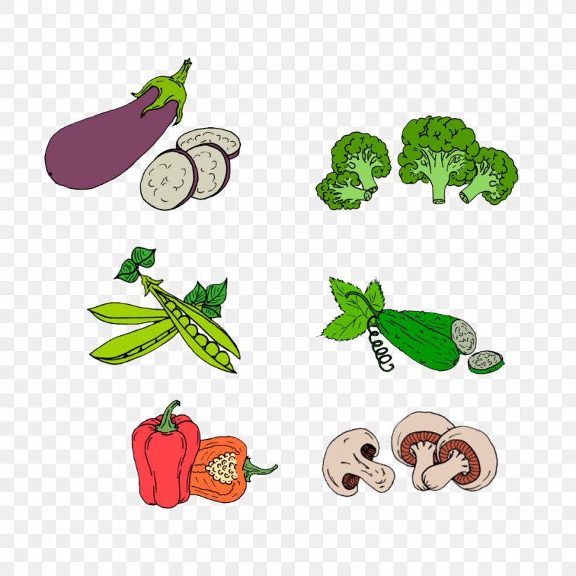 Vegetable Vecteur Drawing, PNG, 1000x1000px, Vegetable, Animal Figure, Artwork, Bell Pepper, Broccoli Download Free