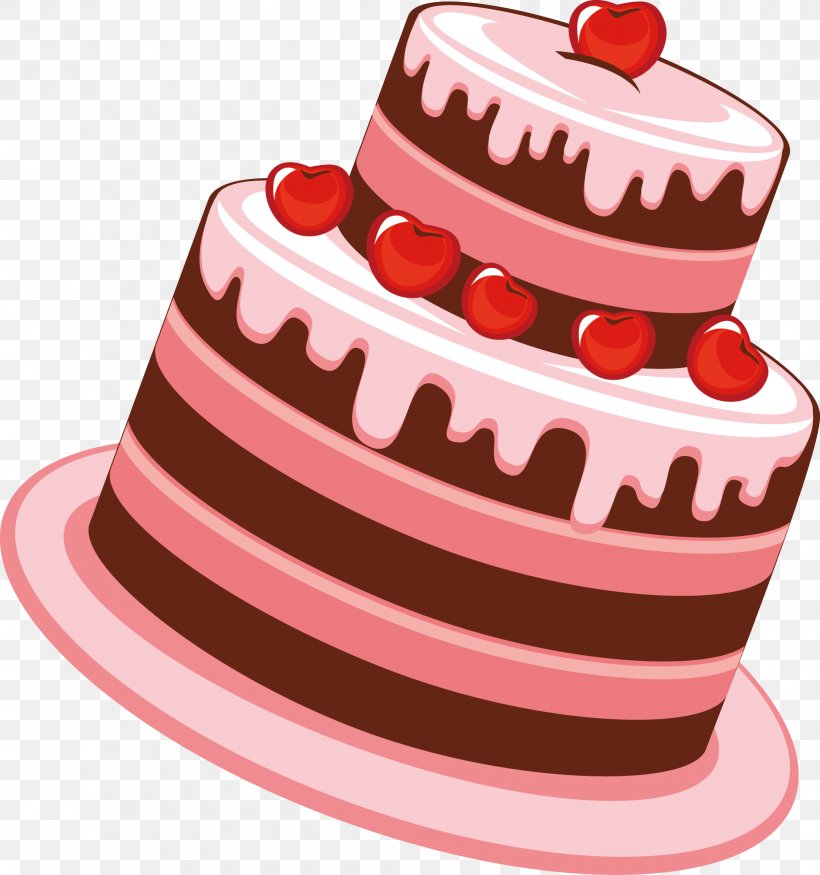 Birthday Cake Tea Cartoon, PNG, 2010x2145px, Birthday Cake, Baked Goods, Baking, Birthday, Buttercream Download Free