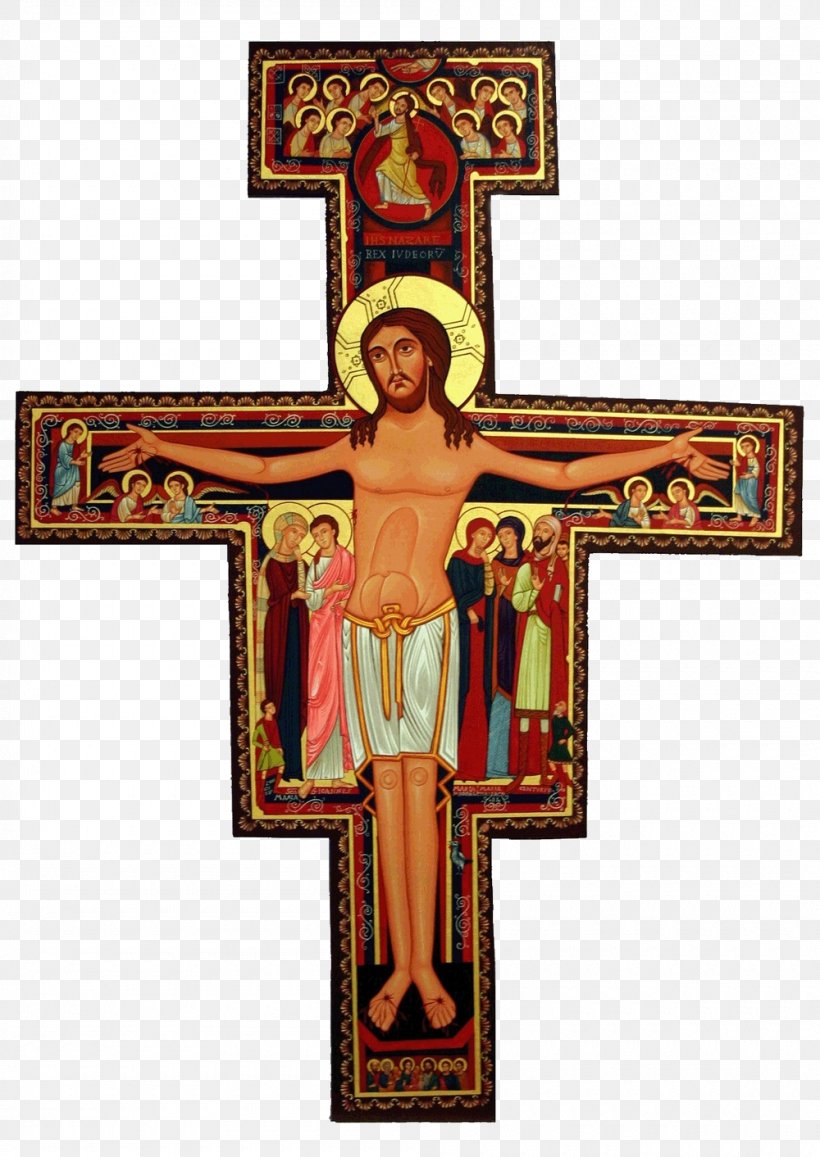 San Damiano, Assisi San Damiano Cross Crucifix Christian Cross, PNG, 1000x1412px, San Damiano Assisi, Artifact, Assisi, Christian Cross, Clare Of Assisi Download Free