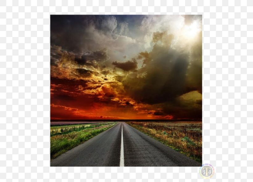 Sky Stock Photography Highway Road, PNG, 590x590px, Sky, Cloud, Dawn, Dirt Road, Energy Download Free