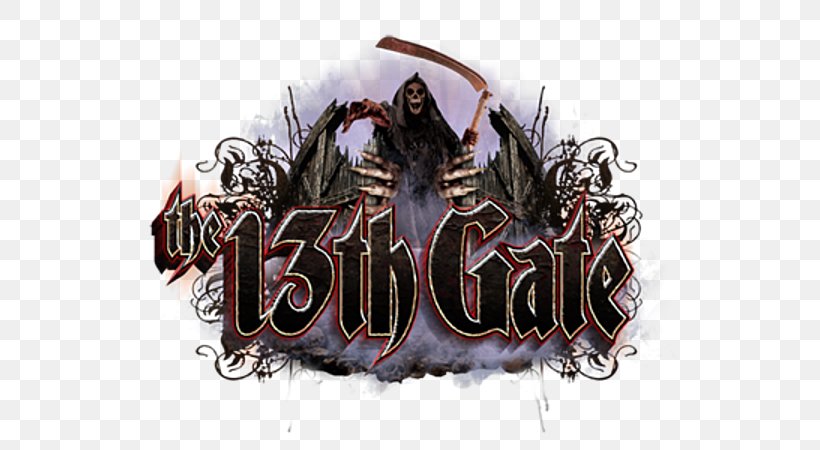 13th Gate Haunted House, Louisiana's Ultimate Haunted Attraction 13th Gate Escape, Louisiana's Ultimate Escape Game GATE Exam · 2017 KVPI-FM, PNG, 600x450px, House, Baton Rouge, Brand, Haunted House, Logo Download Free