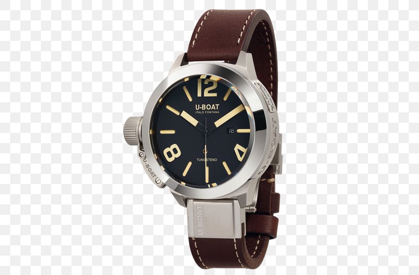 U-boat Automatic Watch Titanium-53 German Submarine U-42, PNG, 538x538px, Uboat, Automatic Watch, Brand, Brown, Classico 45 Sociedad Limitada Download Free