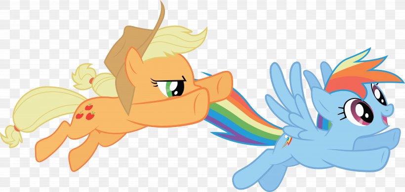 Applejack Rainbow Dash Twilight Sparkle Pinkie Pie Pony, PNG, 7701x3663px, Watercolor, Cartoon, Flower, Frame, Heart Download Free