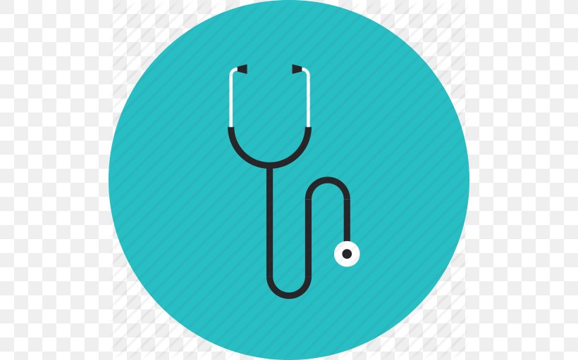 Stethoscope Medicine Health Care Medical Diagnosis, PNG, 512x512px, Stethoscope, Aqua, Auscultation, Blue, Cardiology Download Free