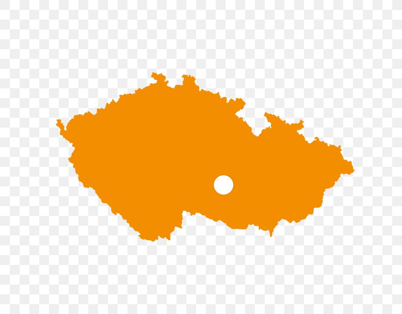 Czech Republic Vector Graphics Royalty-free Stock Illustration, PNG, 640x640px, Czech Republic, Drawing, Map, Orange, Outline Of The Czech Republic Download Free