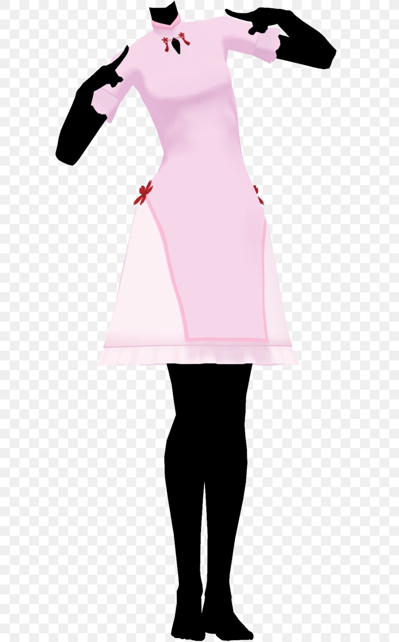 Dress Art Shoulder Sleeve, PNG, 605x1318px, Watercolor, Cartoon, Flower, Frame, Heart Download Free