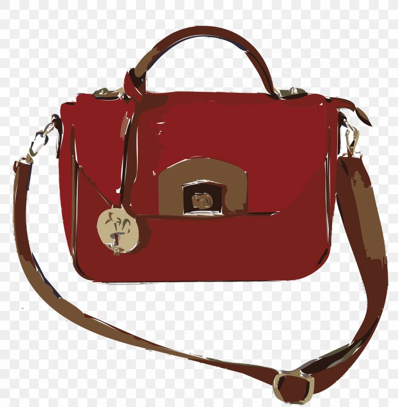 Handbag Clothing Accessories Leather Clip Art, PNG, 2348x2400px, Bag, Brand, Brown, Clothing, Clothing Accessories Download Free