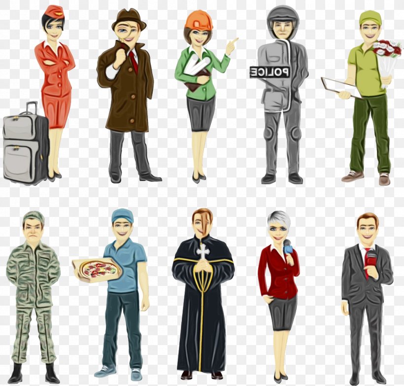 People Standing Cartoon Uniform Figurine, PNG, 1000x956px, Watercolor, Action Figure, Cartoon, Figurine, Gentleman Download Free