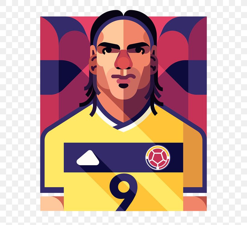 Radamel Falcao Football Player Illustrator Portrait Illustration, PNG, 600x748px, Radamel Falcao, Area, Art, Artist, Cartoon Download Free