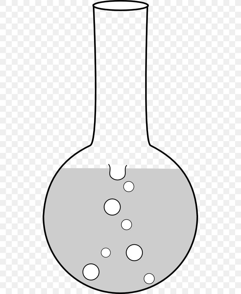 Round-bottom Flask Laboratory Clip Art, PNG, 529x1000px, Roundbottom Flask, Artwork, Barware, Beaker, Black And White Download Free