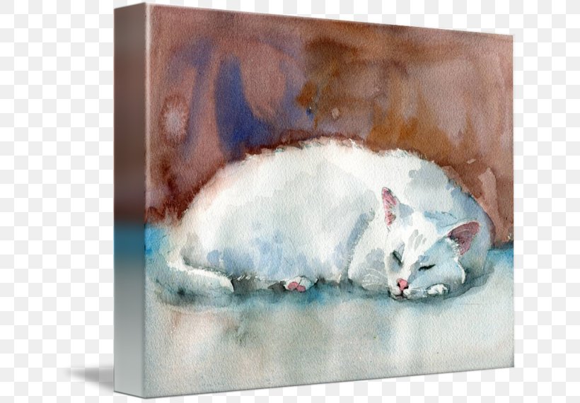 Whiskers Watercolor Painting Kitten Portrait, PNG, 650x570px, Whiskers, Art, Carnivoran, Cat, Cat Like Mammal Download Free