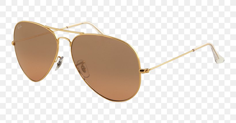 Aviator Sunglasses Ray-Ban Aviator Flash Ray-Ban Aviator Classic, PNG, 760x430px, Aviator Sunglasses, Beige, Brown, Eyewear, Fashion Download Free