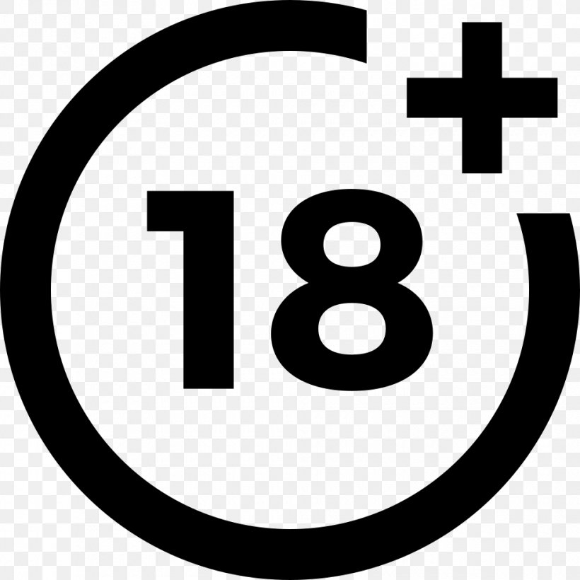 Eighteen, PNG, 980x980px, Symbol, Area, Black And White, Brand, Logo Download Free