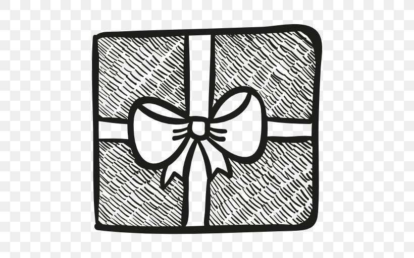 Gift, PNG, 512x512px, Gift, Black And White, Brand, Christmas, Christmas Gift Download Free