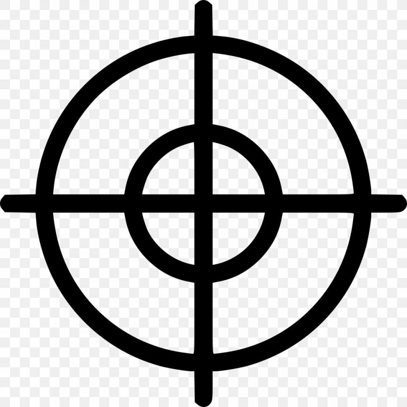 Reticle, PNG, 980x980px, Reticle, Area, Black And White, Can Stock Photo, Computer Software Download Free
