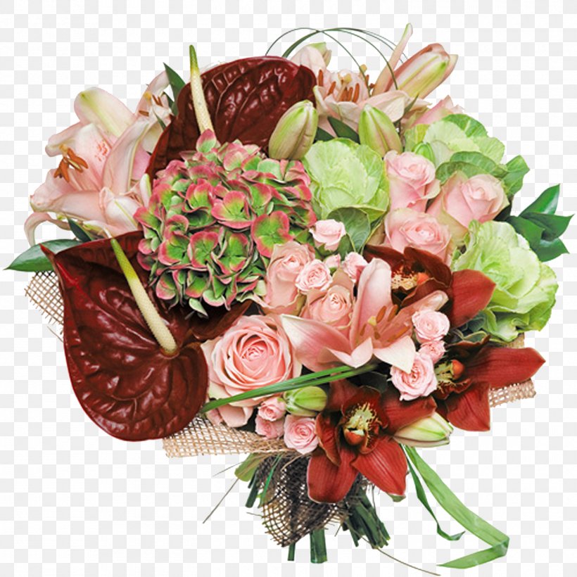 Flower Bouquet Garden Roses Orchids Birthday, PNG, 1500x1500px, Flower Bouquet, Artificial Flower, Birthday, Boat Orchid, Bride Download Free