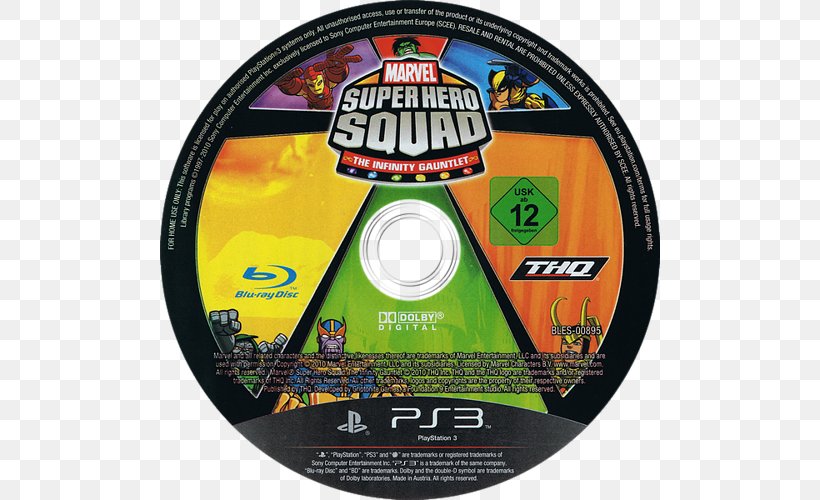 Marvel Super Hero Squad: The Infinity Gauntlet Compact Disc Xbox 360 Lego Marvel's Avengers PlayStation 3, PNG, 500x500px, Watercolor, Cartoon, Flower, Frame, Heart Download Free